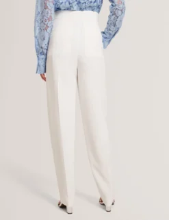 Barrel Leg Woven Tailored Trousers