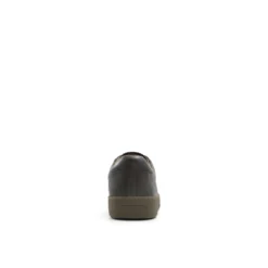 Black & Brown Leather Cup Sole Sneakers