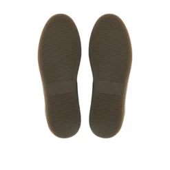 Black & Brown Leather Cup Sole Sneakers