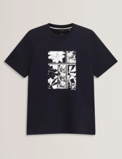 Botanical Graphic Crew Neck T-Shirt
