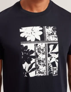 Botanical Graphic Crew Neck T-Shirt