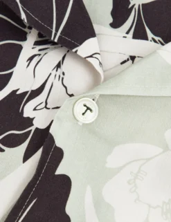Botanical Print Short Sleeve Resort Shirt