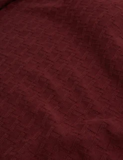 Branded Texture Crew Neck Jumper