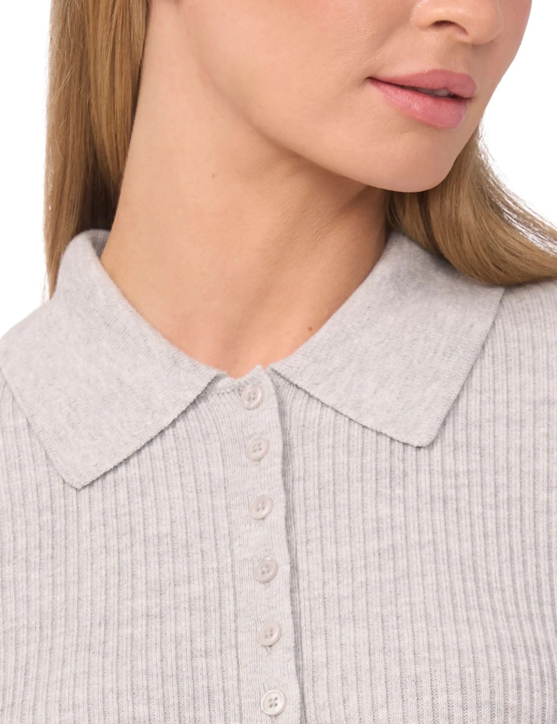 Collar Top with Rib