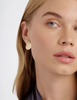 Concave Large Stud Earrings