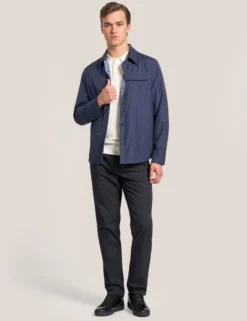 Cotton Blend Coach Jacket