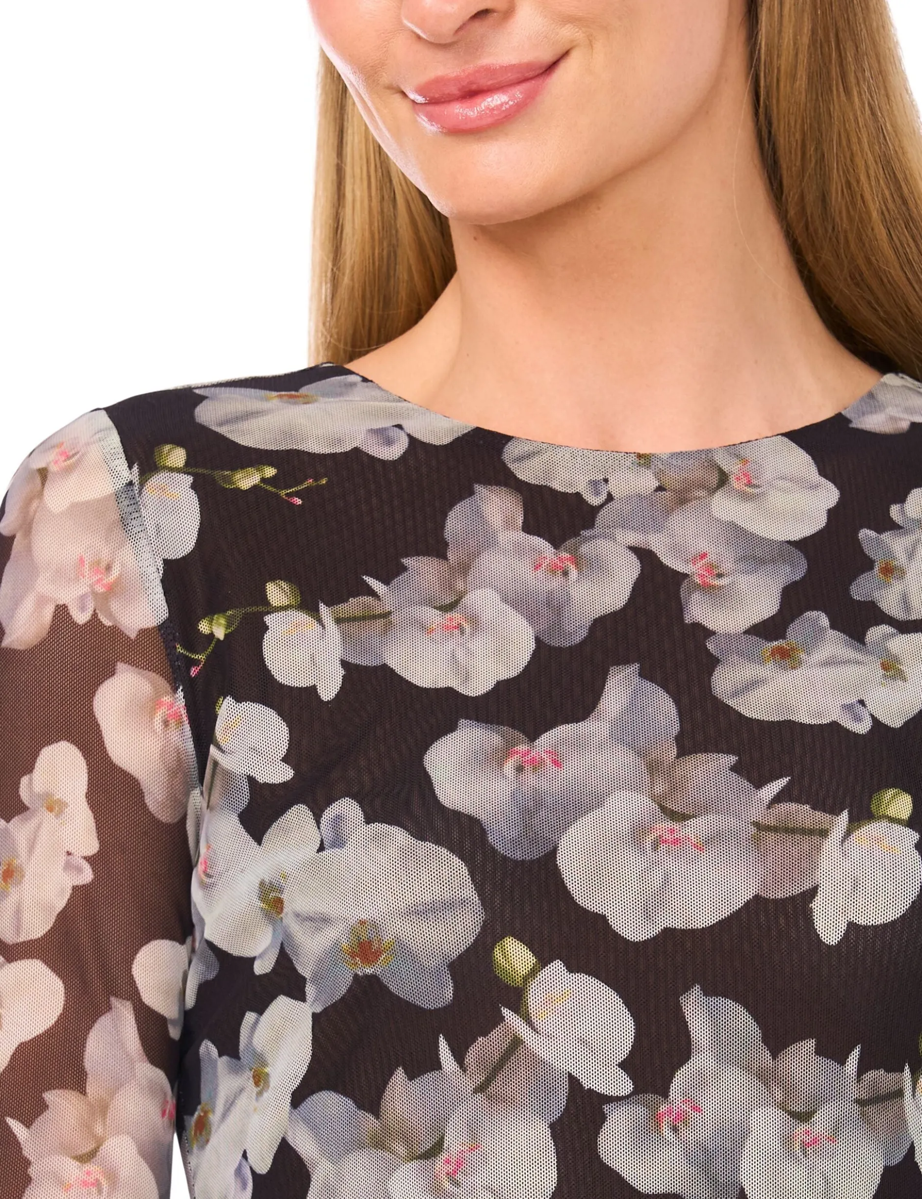 Crew Neck Long Sleeve Top