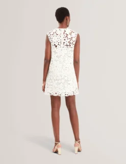 Crochet Sleeveless Mini Shift Dress