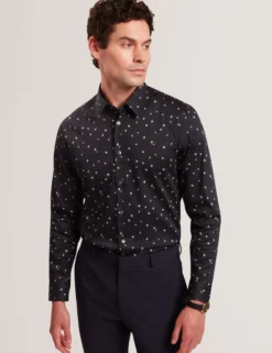 Ditsy Blooms Slim Long Sleeve Shirt