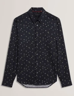 Ditsy Blooms Slim Long Sleeve Shirt