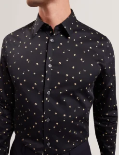 Ditsy Blooms Slim Long Sleeve Shirt