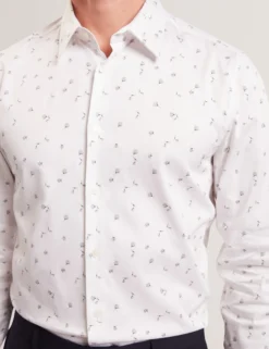 Ditsy Blooms Slim Long Sleeve Shirt