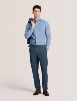 Dobby Stretch Cotton Slim Fit Shirt