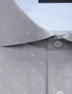 Dobby Stretch Cotton Slim Fit Shirt