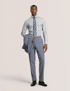 Dobby Stretch Cotton Slim Fit Shirt