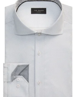 Dobby Stretch Cotton Slim Fit Shirt