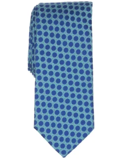 Dot Print Silk Tie