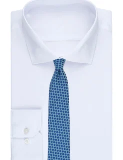 Dot Print Silk Tie