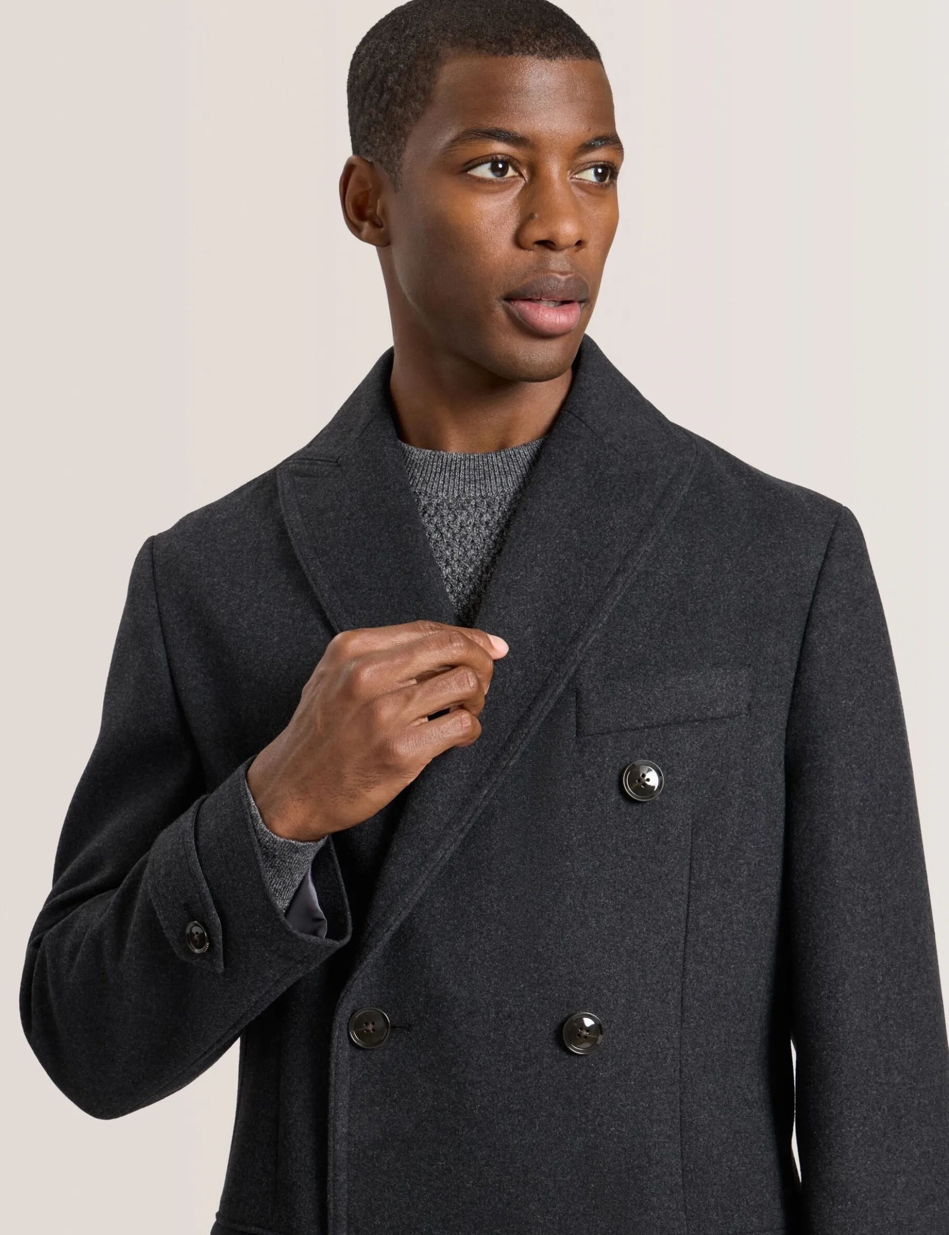 Double Breasted Overcoat