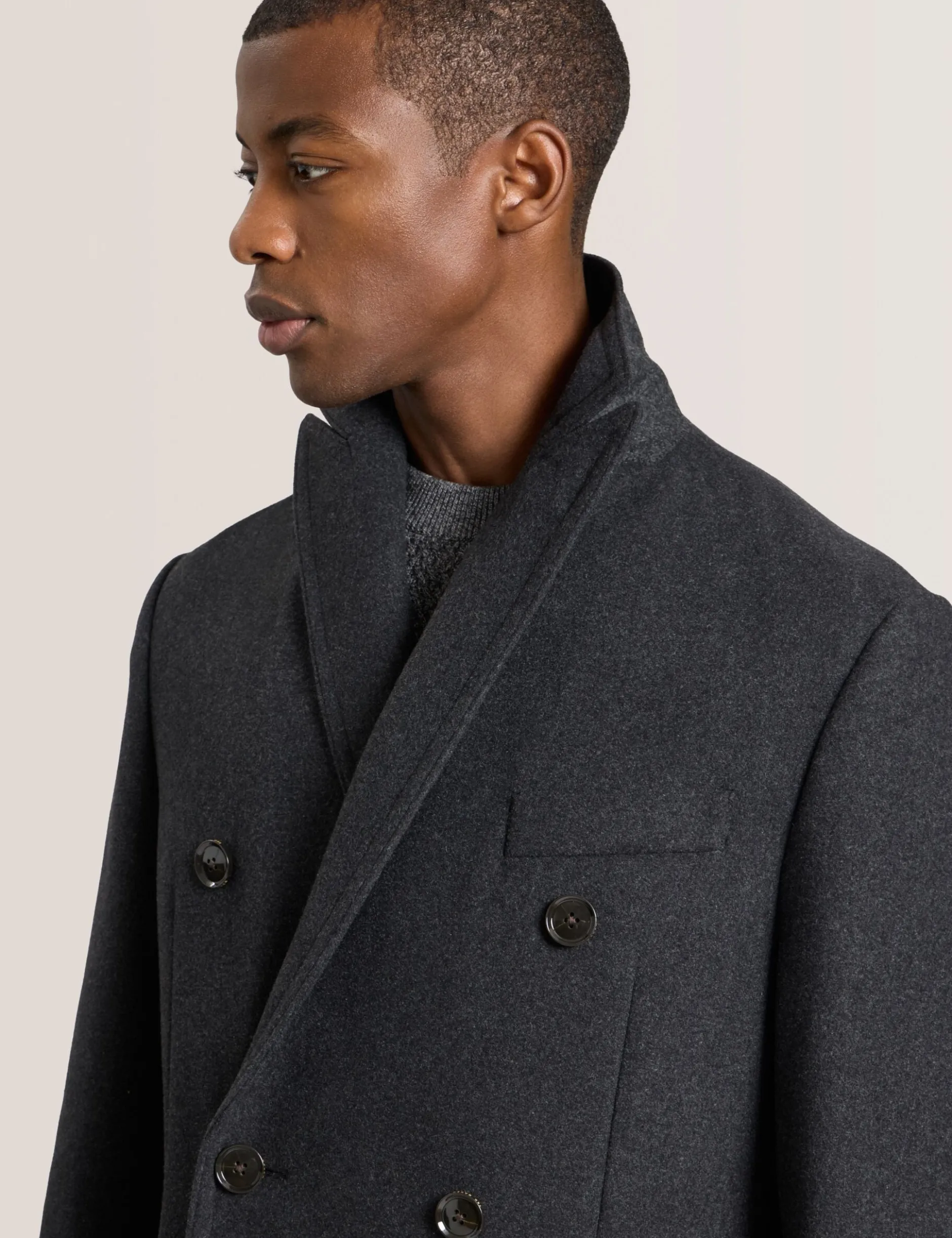 Double Breasted Overcoat