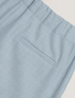 Elastic Waist Tailored Woven Joggers