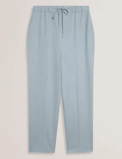 Elastic Waist Tailored Woven Joggers