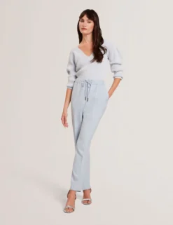 Elastic Waist Tailored Woven Joggers