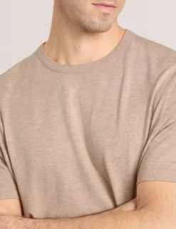 Fine Knit Short Sleeve T-Shirt