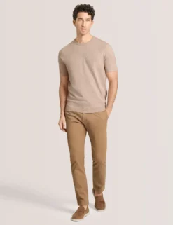 Fine Knit Short Sleeve T-Shirt