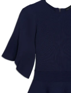 Fit-and-Flare Mini Dress