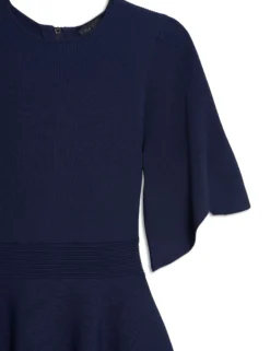 Fit-and-Flare Mini Dress