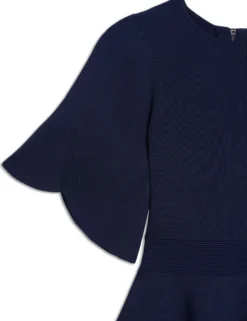 Fit-and-Flare Mini Dress