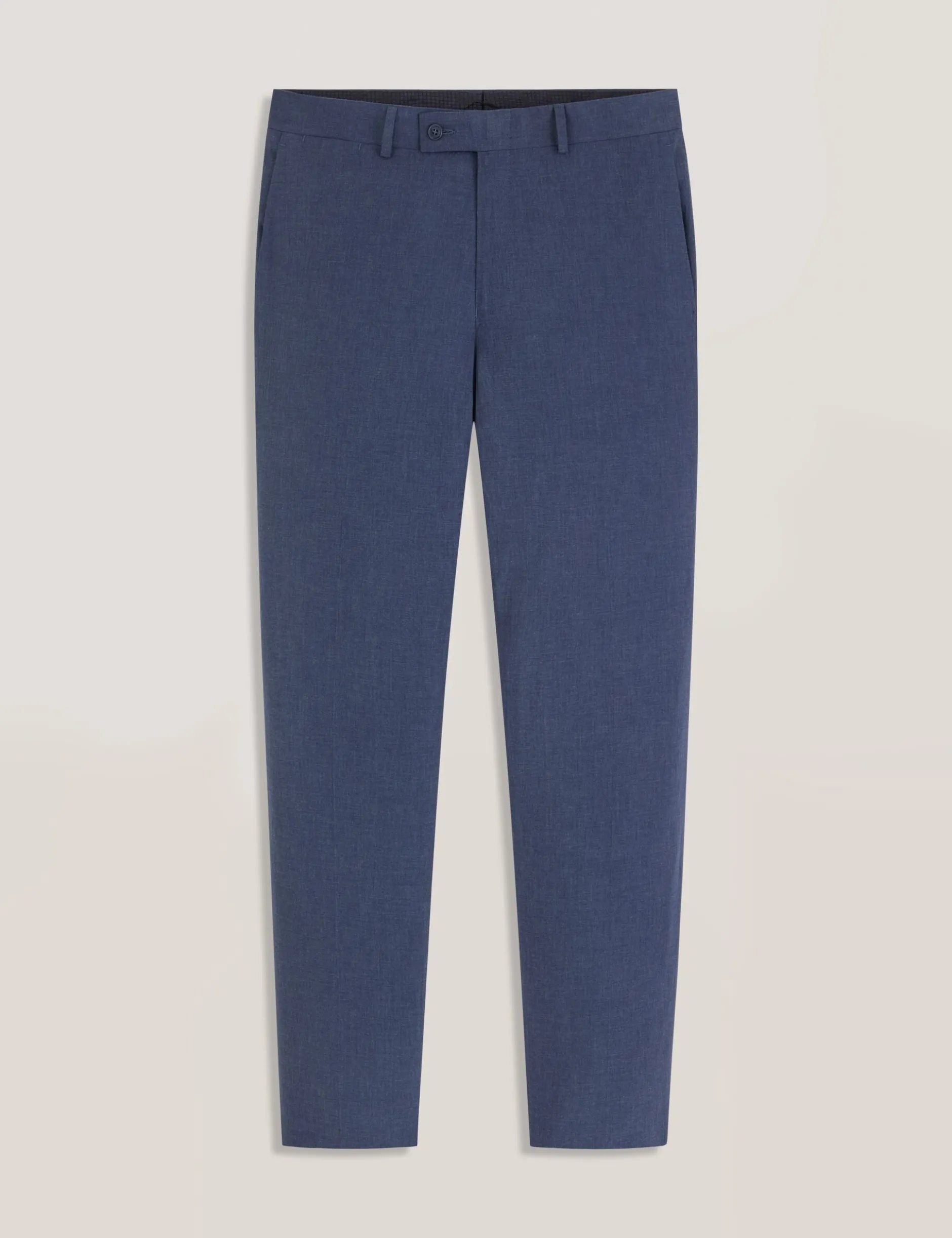 Flat Front Seersucker Suit Pant