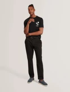 Floral Logo Graphic Cotton T-Shirt