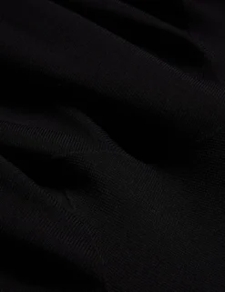 Flounce Hem Long Sleeve Knitted Mini Dress