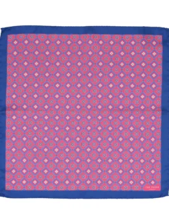 Geometric Tile Silk Pocket Square