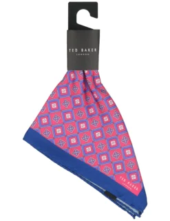 Geometric Tile Silk Pocket Square