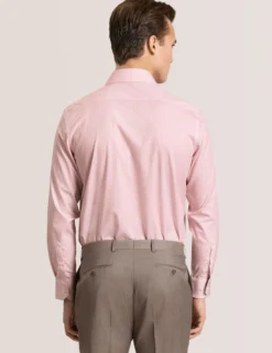 Geo Print Stretch Cotton Slim Fit Shirt