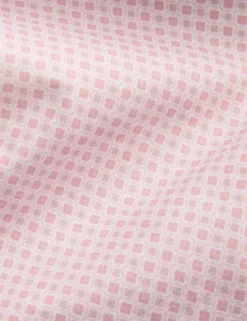 Geo Print Stretch Cotton Slim Fit Shirt