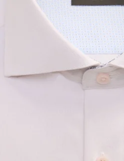 Geo Texture Stretch Cotton Slim Fit Shirt