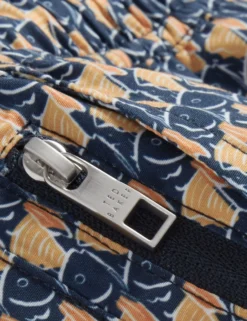 Goldfish Geometric Print Swim Shorts