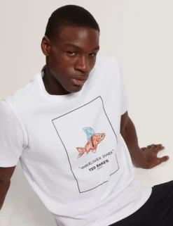 Goldfish Graphic Pure Cotton T-Shirt
