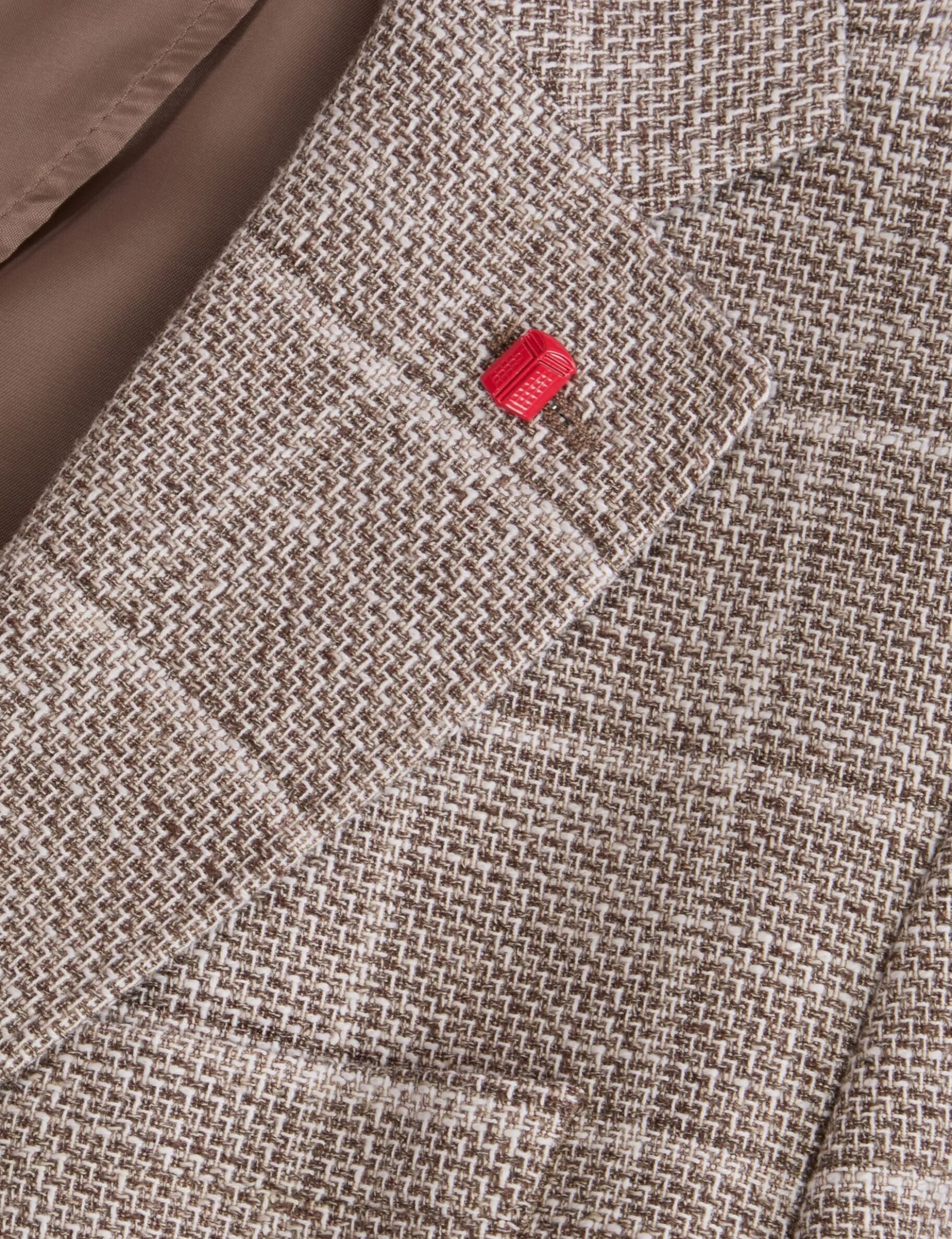 Grid Check Cotton Blend Blazer