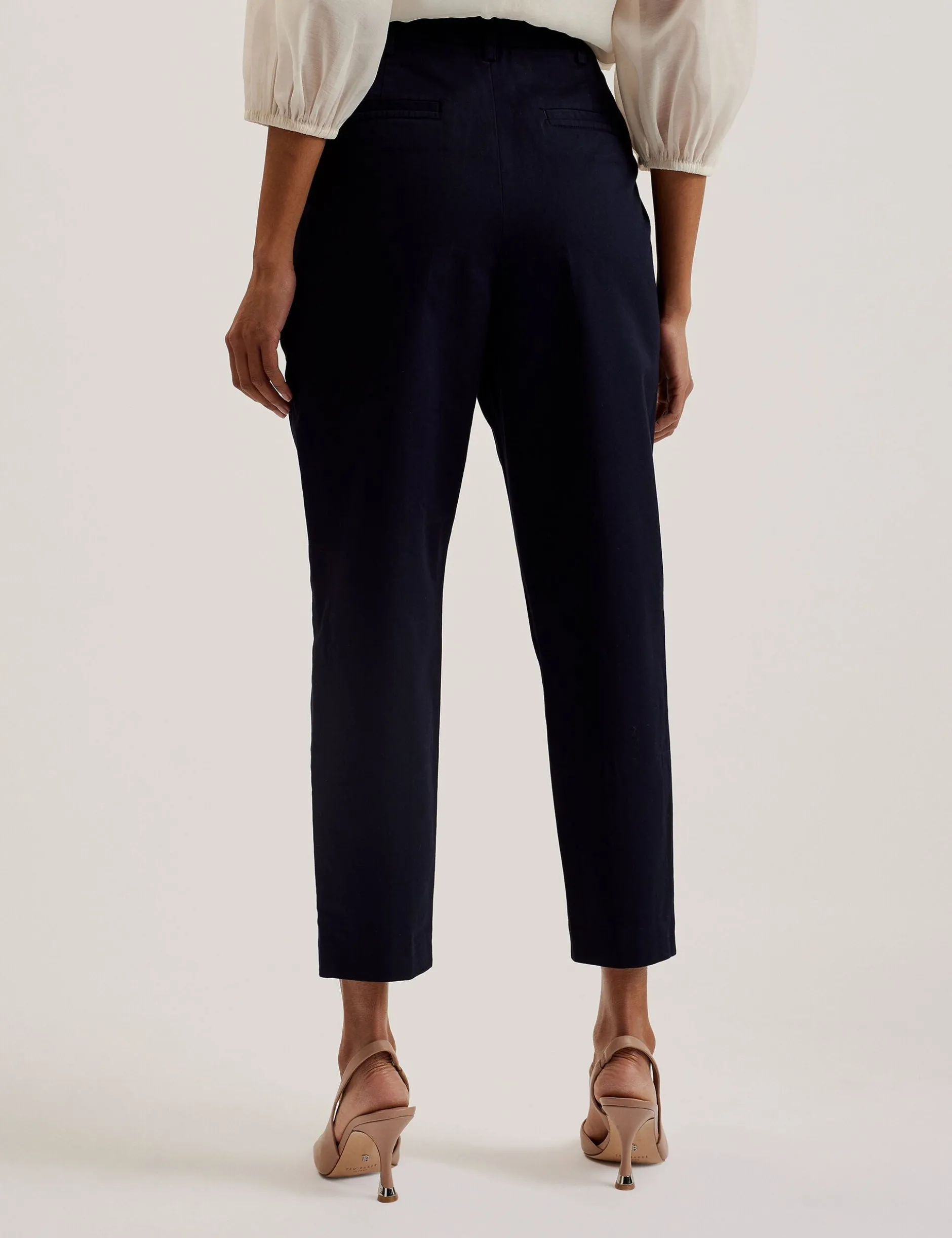 High Waisted Cropped Trouser