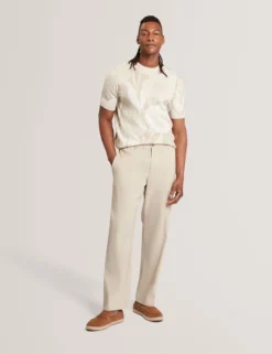 Jacquard Botanical Wool Blend T-Shirt