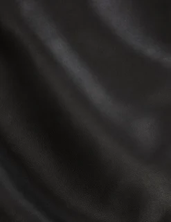 Leather Bomber Jacket