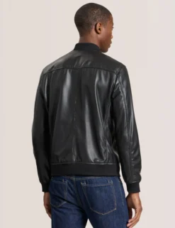 Leather Bomber Jacket