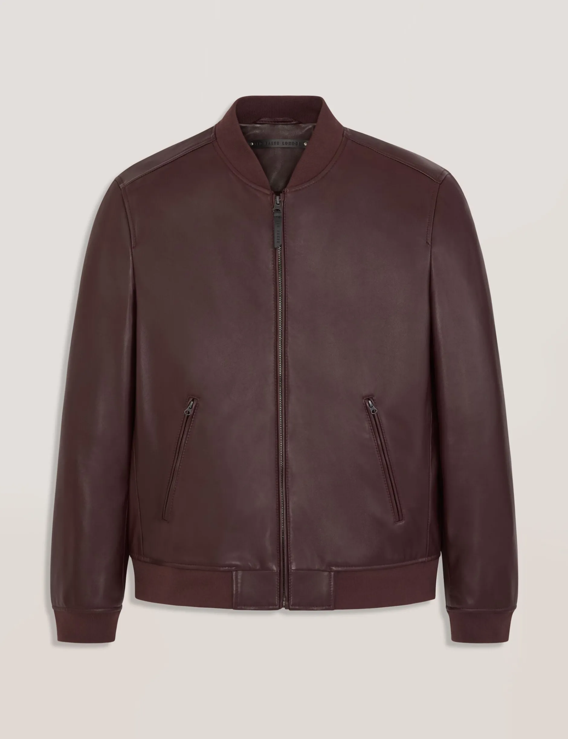 Leather Bomber Jacket