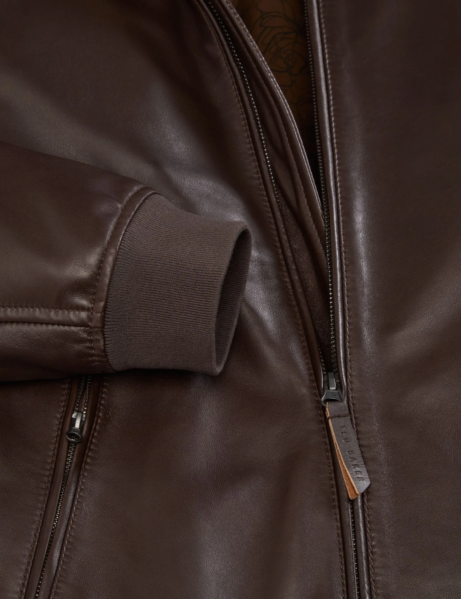Leather Bomber Jacket