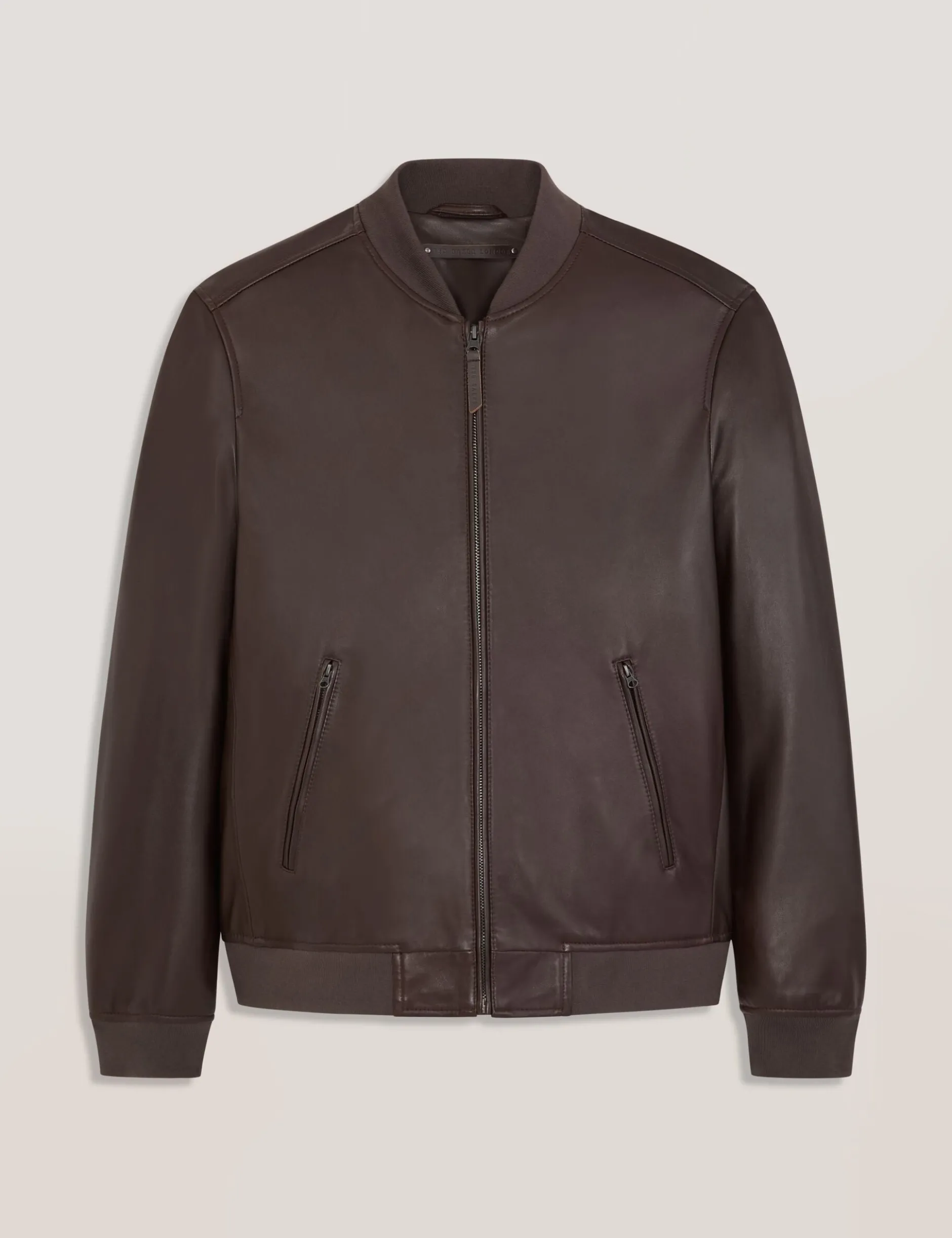 Leather Bomber Jacket